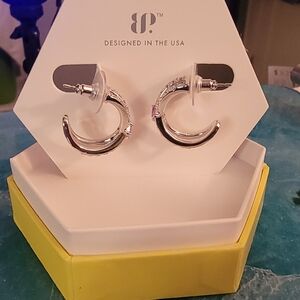 Bomb Party Hoop Earrings